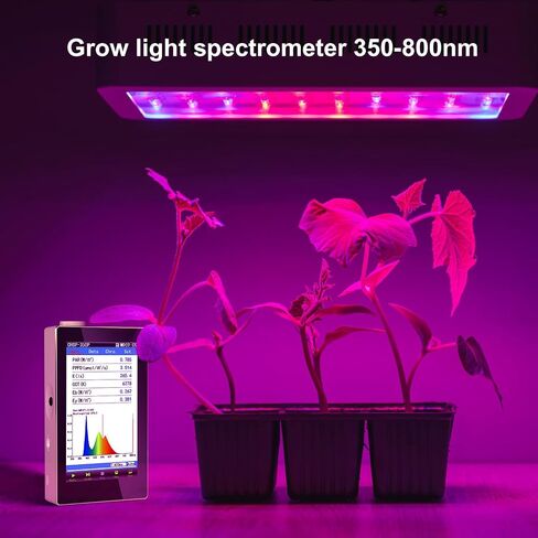 Spectrometer PPFD Meter PAR Quantum Meter with Wireless Remote Measurement-LED Grow Lights Full Spectrum for Precision Color Control & Interpretation-Ideal for Home, Engineering Lab & Industrial Use in Saudi Arabia