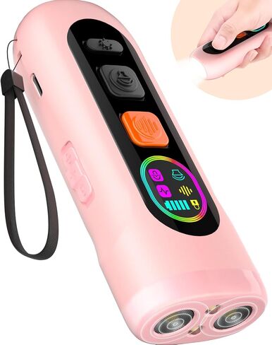 Dog Bark Deterrent Devices, Anti Barking Device for Dogs Barking Silencer Dog Whistle Up to 50ft Stops Bad Behavior Dog Training Tool, 3 Modes & LED Light Ultrasonic Dog Trainer Indoor Outdoor in Saudi Arabia