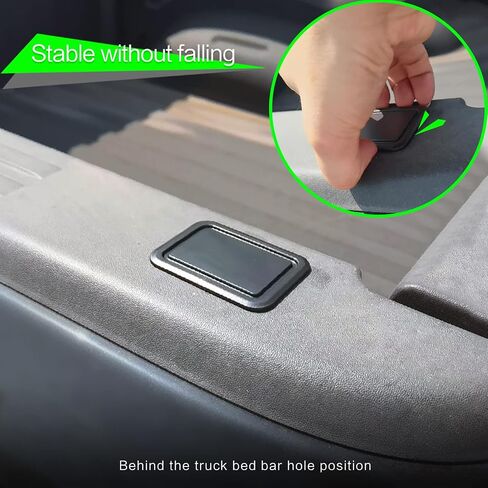 Stake Pocket Covers Rear Truck Bed Rail Stake Pocket Cover Protector Compatible with Ram 1500 2019 2020 2021 2022 2023 (Set of 2) (for Ram 1500 2019 to 2023) in Saudi Arabia