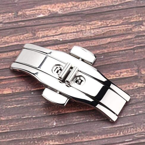Fashional Metal Butterfly-Shape Deployment Buckle - Automatic Double Click Clasp Strap for Watch Band(01) in Saudi Arabia