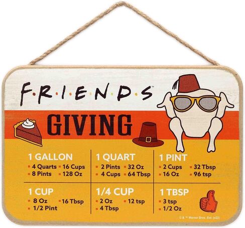 SpongeBob SquarePants Krabby Patty Kitchen Hanging Wood Measuring Sign | Fun SpongeBob Kitchen Conversion Chart for Home in Kuwait
