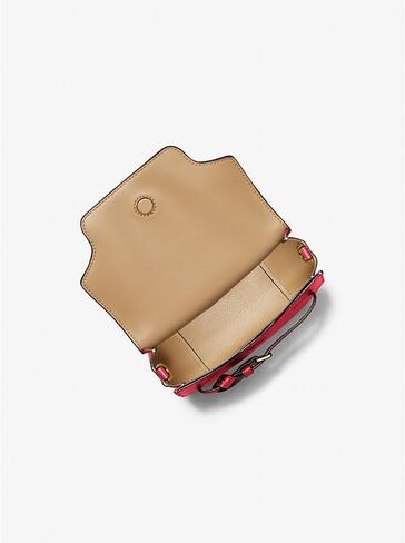 Michael Kors Emilia Small Logo Crossbody Bag (Bright Red) in Saudi Arabia