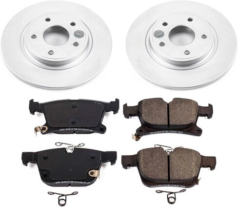 Power Stop KOE7845 Autospecialty Rear Replacement Brake Kit-OE Brake Rotors & Ceramic Brake Pads in Saudi Arabia