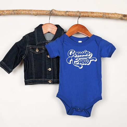 Olive Loves Apple Vintage Retro Cousin Crew قمصان وملابس داخلية لقمصان Cousin المطابقة in Kuwait