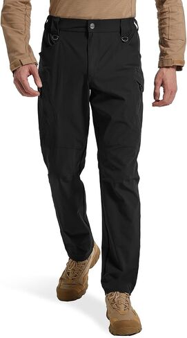 Men's Quick Dry Tactical Pants Water Resistant Cargo Pants Stretch Lightweight Outdoor Work Hiking Pants in Saudi Arabia