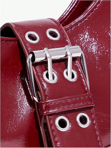 Floerns Women's Y2k Shoulder Bag Rivet Adjustable Straps Hobo Bag Punk Crossbody Purse in Kuwait