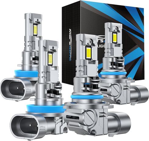 Marsauto H13/9008 LED Bulbs, 36,000LM, Dual Beam, Canbus Ready, Plug-N-Play, H13 Fog Light, 𝟖𝟎𝟎% 𝐒𝐮𝐩𝐞𝐫 𝐁𝐫𝐢𝐠𝐡𝐭𝐞𝐫, Long Lifespan, Pack of 2 in Saudi Arabia