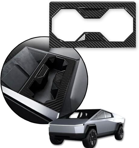 Tesla Cybertruck Center Console Cup Holder Trim Panel Cover in Saudi Arabia