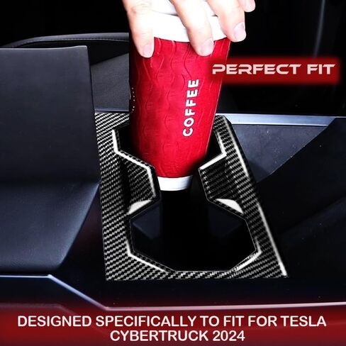 Tesla Cybertruck Center Console Cup Holder Trim Panel Cover in Saudi Arabia