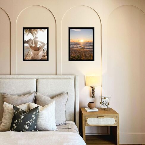 12x17 Picture Frame Black for Wall Hanging, Wood 12 x 17 Frame Photo Frame for Wall Horizontally or Vertically, Black, 2 Pack in Kuwait