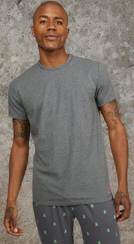 Psycho Bunny Men's 2-Pack Crew Neck Underwear Tee in Kuwait