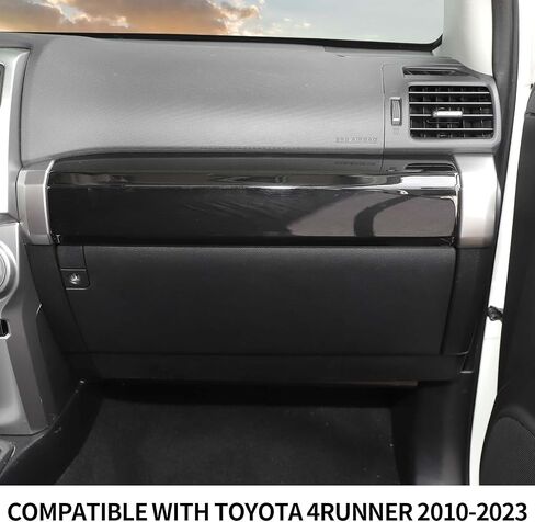 غطاء لوحة ركاب Hoolcar Co-Pilot للركاب الداخلي متوافق مع Toyota 4runner 2010-2023، أسود in Kuwait