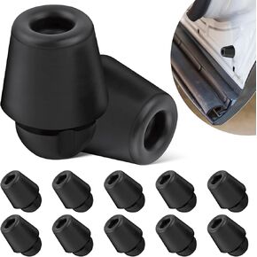 10 Pcs Universal Rubber Car Accessories Car Door Protector Edge Guards Pads for Front/Rear Door Noise Reduction, Car Door Shock Bumper Guards, Vehicle Door Dampers Buffer Accessories Guard Cushion