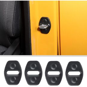 غطاء حماية لقفل الباب من JWWY يناسب Ford Bronco 2Door، لـ F150، Bronco Sport الملحقات الخارجية 2021 2022 2023 2024 ABS أسود 4 قطع in Kuwait