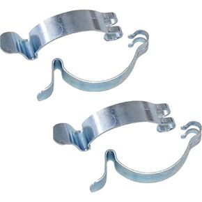 4PCS Silver Car Air Filter Cleaner Housing Box Lid Spring Clip Clamp for Car Air Filters