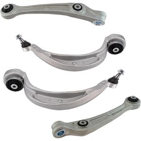TRQ Front Lower Control Arm with Ball Joint Set Compatible with 2012-2016 Audi A6 A6 Quattro 2012-2018 A7 Quattro 2014-2018 RS7
