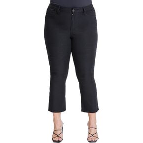 YMI Women's Hyperstretch Cropped Straight Leg