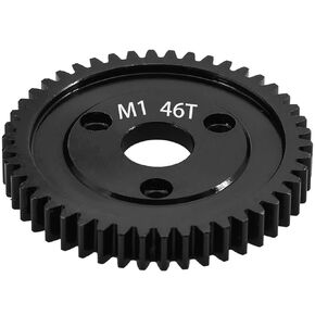 M1 Spur Gear 1.0 Metric Pitch 40-Tooth, 30T 32T 34T 36T 38T 40T 42T 44T 46T 48T 50T 52T Spur Gear Mod 1 for TRAXXAS Slayer Pro 4X4 Revo 3.3 ARRMA HPI HOBAO LOSI, Hardened Steel Upgrade Part Gear (40T)