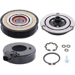 ApplianPar A/C AC Compressor Clutch Assembly Kit Pulley Coil Set for Jeep Liberty 6Cyl 3.7L Dodge Nitro V6 3.7L 2009-2011