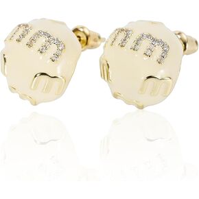 14k Chunky Small Gold Hoop Earrings for Women| Dainty Lightweight huggie Earrings