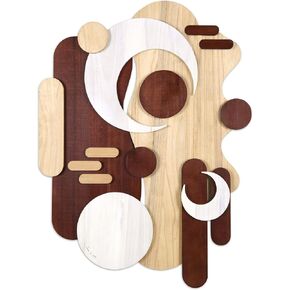 Empire Art Direct "Sands Serenade II Dimensional Solid Paulownia Wood Abstracts Wall Sculpture, Ready to Hang, Living Room, Bedroom & Office, 40" x 30"x 1.42"
