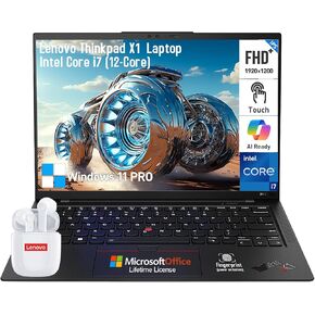 Lenovo Thinkpad X1 Carbon Laptop Computer,14 inch WUXGA Business Laptop,Intel Core i7 Thin Lightweight Notebook PC,16GB RAM 1TB SSD,Windows 11 Pro Office Lifetime,Backlit 10-Key Number Pad Thunderbolt