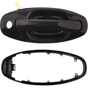 BOXI Front Right Passenger Side Exterior Outside Door Handle Fits for Hyundai Santa Fe 2001 2002 2003 2004 2005 2006 (Replaces 82660-26000 8266026000)