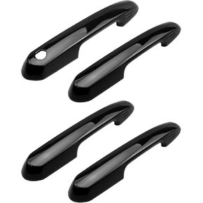 Snap-on Door Handle Cover Protector Fit for Toyota Rav4 2019-2025 Highlander 2020-2024, Exterior Handle Protectors Without Auto Lock Sensors