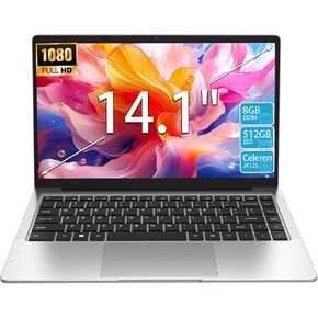Laptop Computer with AMD Ryzen 7 5700U Processor(8C/16T, Up to 4.3Ghz), 32GB RAM 1TB NVMe SSD, 15.6" FHD Display Gaming Laptop with Backlit Keyboard, Fingerprint Reader, USB3.0x2, Type-C