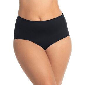 Allover High Waisted Underwear for Women - No Show Moderate Tummy Control Underwear