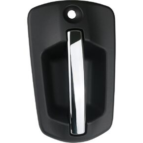 Exterior Door Handle Front Right Passenger Side Compatible with Freightliner Cascadia 2018-2024 Replaces A18-67004-005 Black Textured Chrome Handle