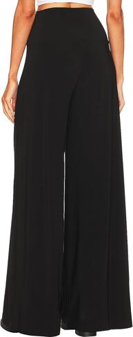 LuFeng Wide Leg Pants Woman High Waist Casual Elastic Flowy Pants Dressy Trousers in Saudi Arabia