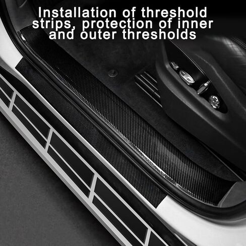 Mandark Car Door Edge Guards, Anti-Collision Anti-Scratch Automotive Door Sill Protector, Vehicle Front Rear Bumper Side Door Trim Protection Strips, Universal for RV, SUV, Truck (Black) in Saudi Arabia
