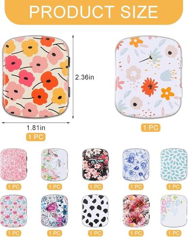 12 قطعة صندوق صغير من القصدير مع أغطية مستطيل صغير صفيح معدني حاويات تخزين علبة علب الصفيح الحلوى 12 نمط in Kuwait