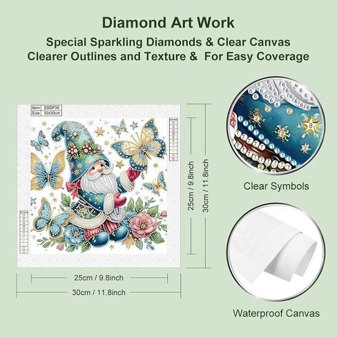 hill froeistung Special Shape Snail Diamond Art Painting Kits for Adults,Umbrella Diamond Art Kits for Beginners,Diamond Art Kits for Home Decor12×12inch/30×30cm Animals in Saudi Arabia