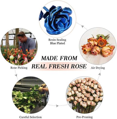 XSMZB Rose Flower Cremation Urns for Ashes Long Stem Colorful Rose Flower Cremation Keepsake for Ashes Memorial Funeral Urn Holder Ashes for Pet/Human in Kuwait