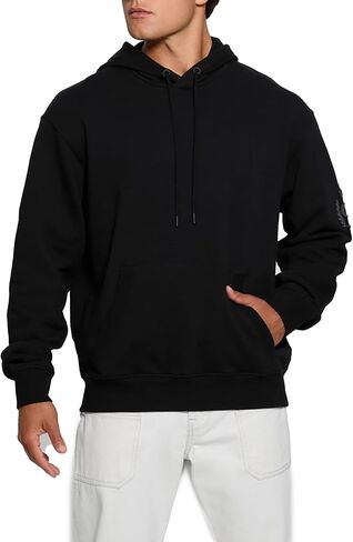 هودي بشعار Eco Chenille للرجال من GUESS in Kuwait