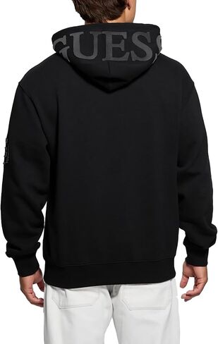 هودي بشعار Eco Chenille للرجال من GUESS in Kuwait