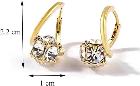Lymphvity Earrings for Women Lymphatic Germanium Earrings Lymphatic Drainage Earrings Histone Lymphvity Acupuncture Therapy Earrings Lymph Cubic Zirconia Hoop Earrings Jewelry for Women in Saudi Arabia