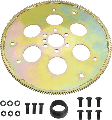 محول LS Flexplate مع مجموعة مسامير متوافقة مع محركات GM Gen lll LS1/ LS6/ LS2 ومحركات الشاحنات 5.3/6.0، مجموعة محول ناقل الحركة TH350 700R4 200-4R 4L60 استبدال 91604000 57534610 in Kuwait