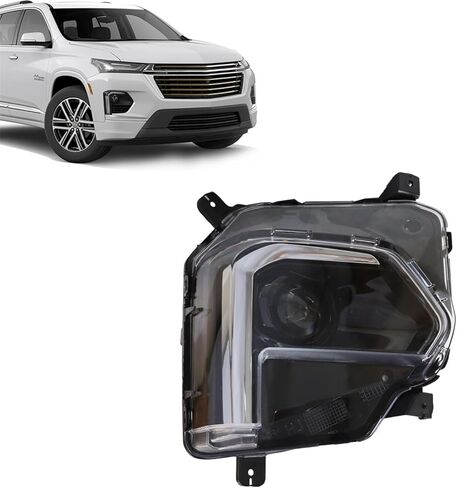 مجموعة المصابيح الأمامية اليسرى متوافقة مع جانب السائق ترافيرس 2022 2023 85596373 GM2503525 in Kuwait