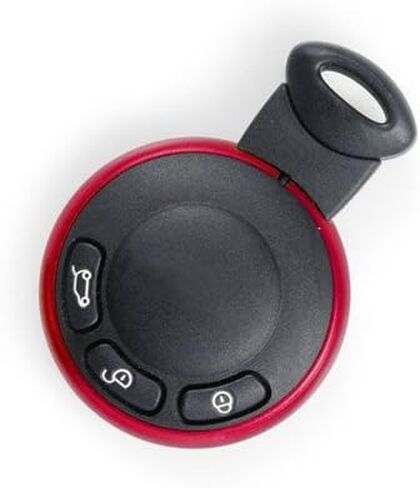 MOTO4U Alumnium Smart Key Fob Ring Rim Trim Cover Replacement for Mini R55 R56 R57 R58 R59 R60 in Red in Kuwait