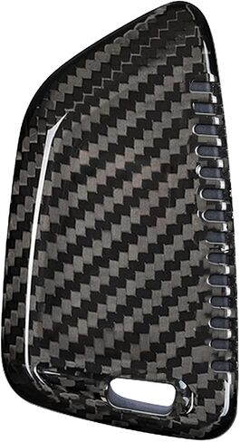 Genuine Carbon Fiber Key Fob Cover for BMW 2 Series 3 Series 5 Series 6 Series 7 Series GT5 M4 M5 X1 X2 X3 X5 X5M X6 X6M X7 Smart Car Remote Key Fob Case for Men Women - Black in Saudi Arabia