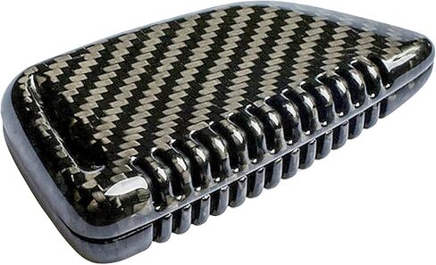Genuine Carbon Fiber Key Fob Cover for BMW 2 Series 3 Series 5 Series 6 Series 7 Series GT5 M4 M5 X1 X2 X3 X5 X5M X6 X6M X7 Smart Car Remote Key Fob Case for Men Women - Black in Saudi Arabia