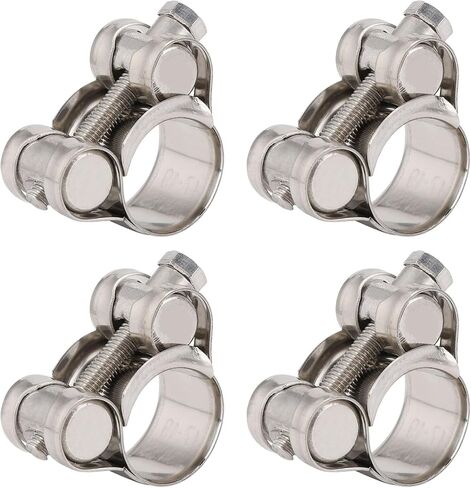 T-Bolt Hose Clamps, 304 Stainless Steel Heavy Duty Hose Clamps, Working Range 26-28mm - 4 Pack in Kuwait