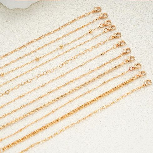 Dainty 11Pcs Gold Bracelet Set Adjustable Stacking Cuban Heart Twisted Link Chain Bracelets Cute Birthday Jewelry Accessory Presents for Women Men in Saudi Arabia