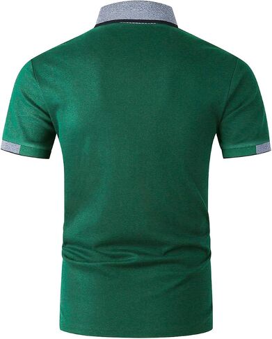 Men's Polo Shirts Short Sleeve Regular-Fit Short Sleeve Polo Shirts with Collar Casual Mens Golf Polo Shirt T Shirts in Saudi Arabia