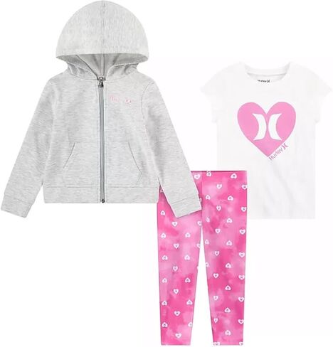 Hurley Toddler Girls' 3 Piece Solar Fleece Set in Saudi Arabia