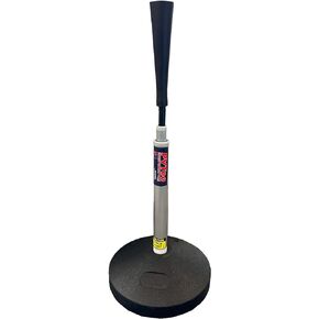 On Deck Sports PVTee Baseball/Softball Batting Tee with 10 lb Weighted Base and Flex Pivot, Adjustable Height: 27" - 47" - Silver/Black in Kuwait