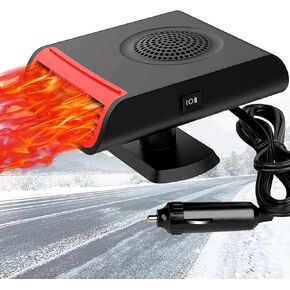 سخان سيارة 12 فولت، سخان محمول 150 وات لمزيل صقيع السيارة، سخان سيارة يمكن توصيله بولاعة السجائر in Kuwait